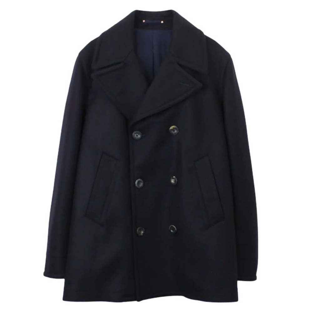 Private White Peacoat, 100% Wool Double Breasted Coat, Made in England, New, NWT - Picture 2 of 14